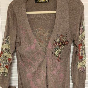 Ed Hardy Fitted Sweater